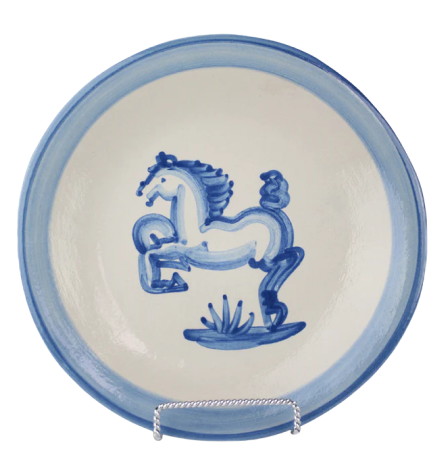Lunch Plate - Blue Horse