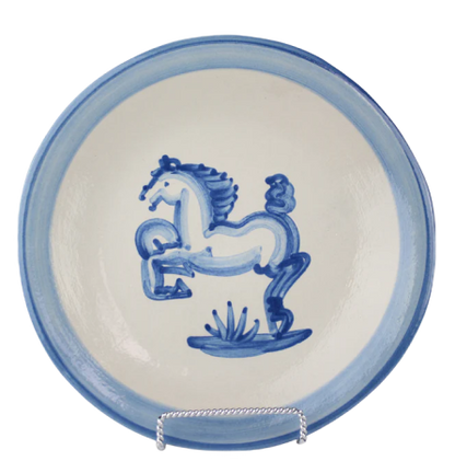 Lunch Plate - Blue Horse