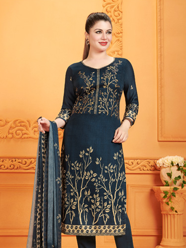 Long Kurti With Abstruct Design
