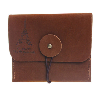 Woman wallets Vintage Coin Purse Style Retro Paris Tower Zipper Purse Holder Mini bag Ladies Small Bags #XTJ